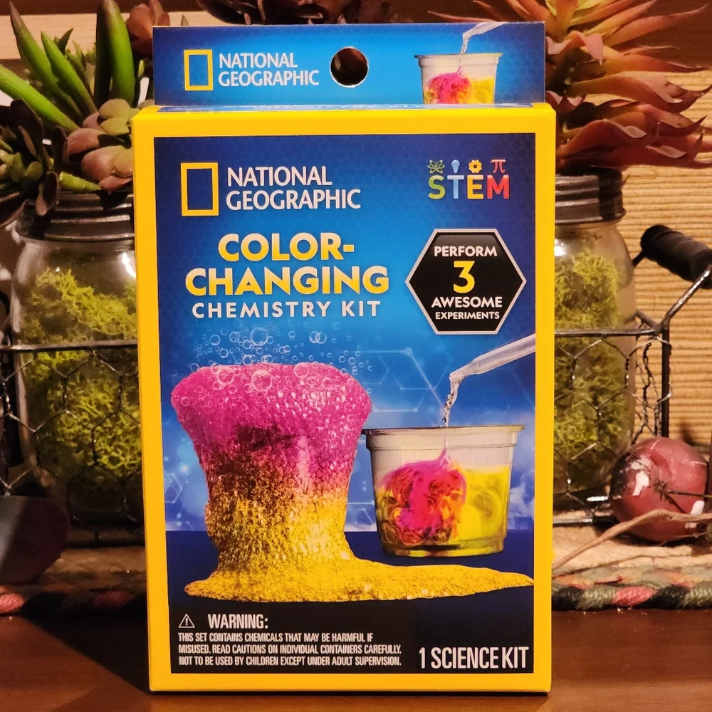 NATIONAL GEOGRAPHIC Chemistry Kit 3 Experiments
